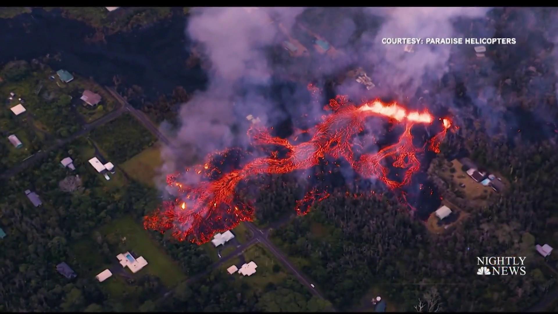 1920x1080 Hawaii volcano leaking lava, toxic