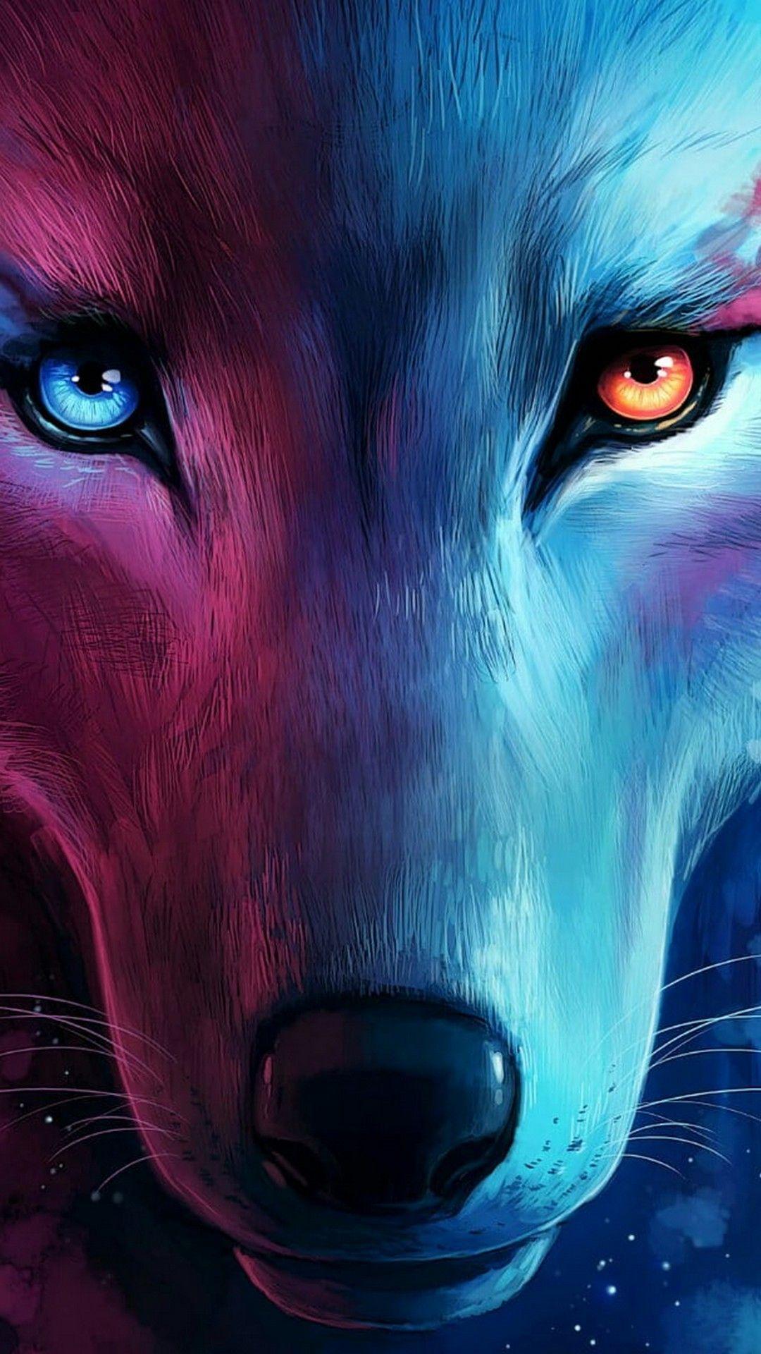 1080x1920 Cool Wolf iPhone 7 Wallpaper 3D iPhone Wallpaper