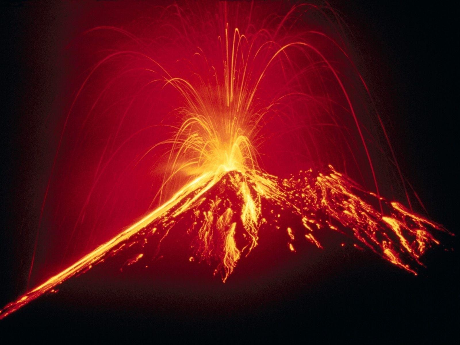 1600x1200 Volcano, Eruption, Lava .