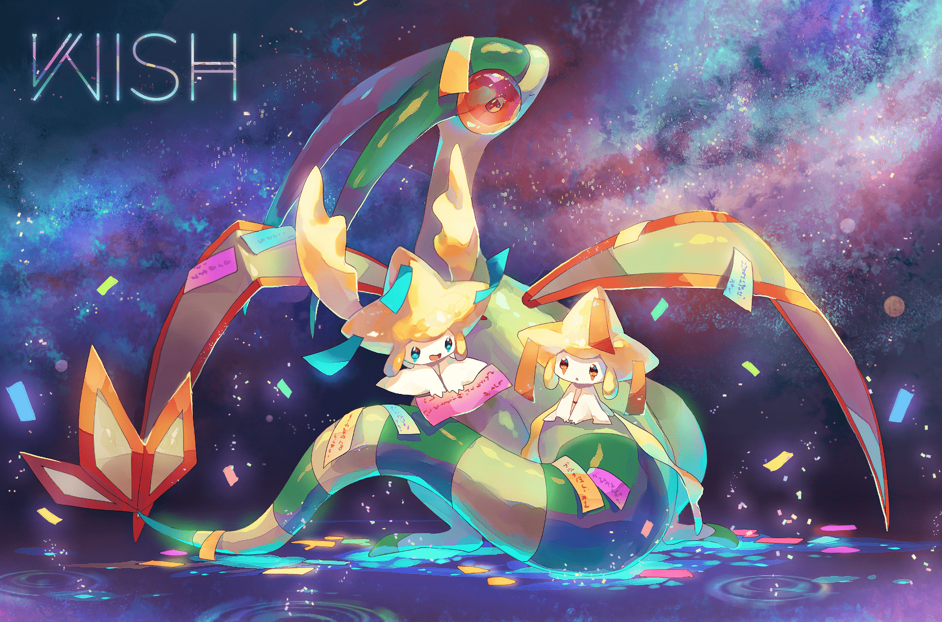 1920x1268 Title Anime Pokémon Jirachi .