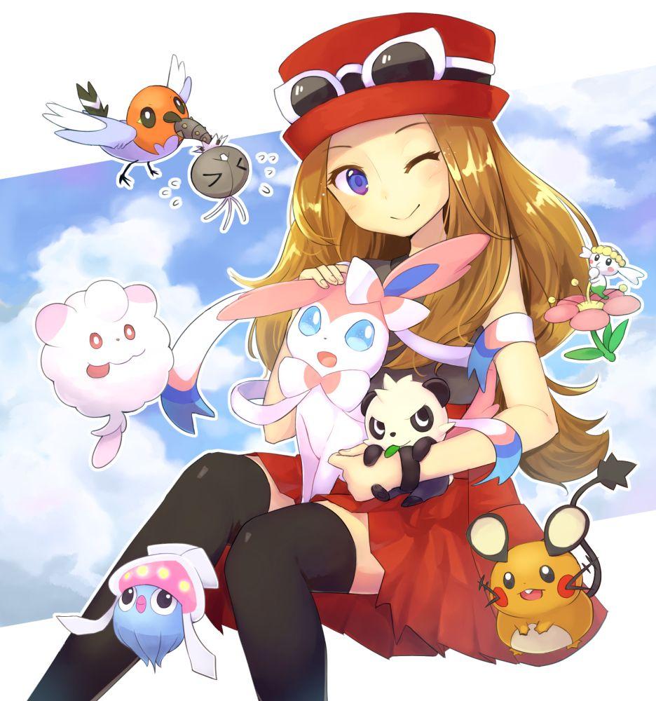 936x1000 Pokemon Sylveon And Serena HD Wallpaper