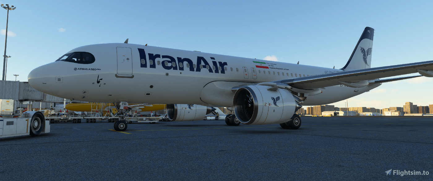 1400x586 Iran Air A320 Neo Livery .flightsim.to