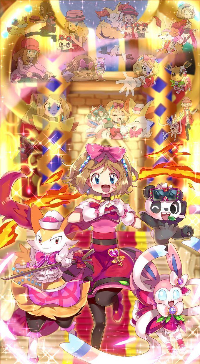 680x1236 Serena. Anime, Cute pokemon wallpaper .