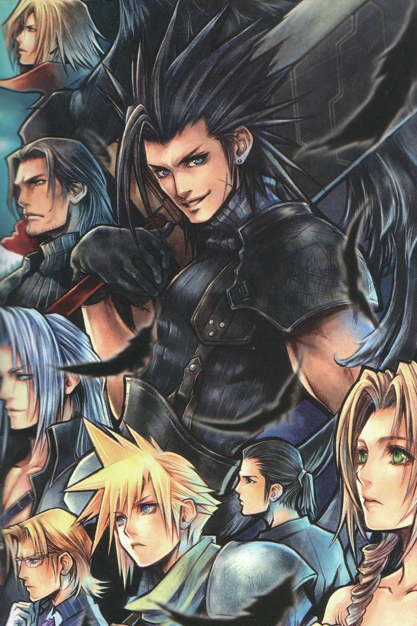 Sephiroth vs Zack Fair Crisis Core Final Fantasy 7 Reunion  4K Wallpaper  iPhone HD Phone 5131i