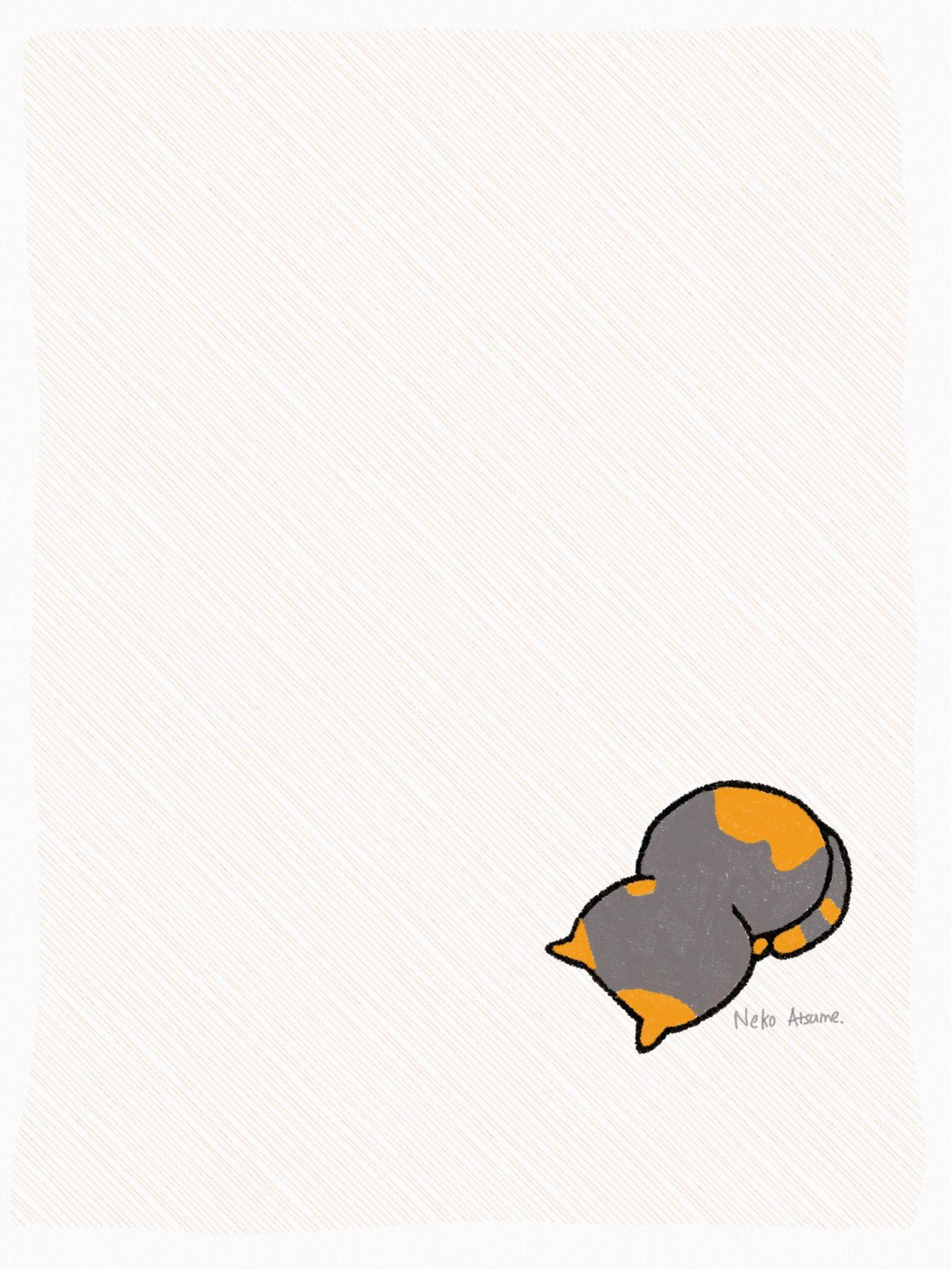 1537x2048 Neko Atsume Meowgi ipad pro wallpaper