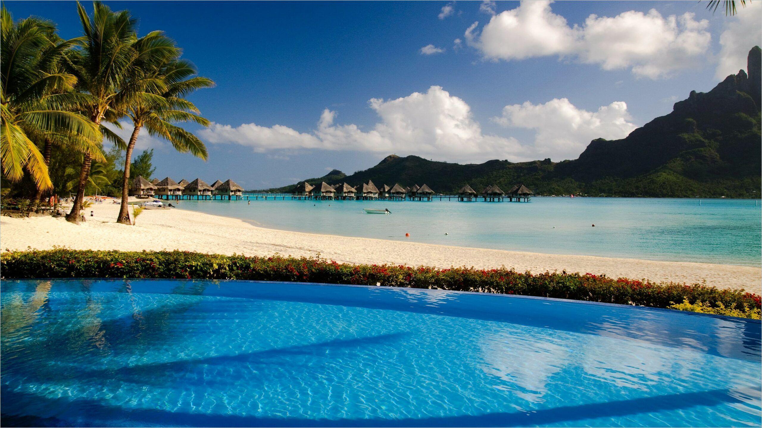 2560x1441 4k Wallpaper Bora Bora Night. Island .com