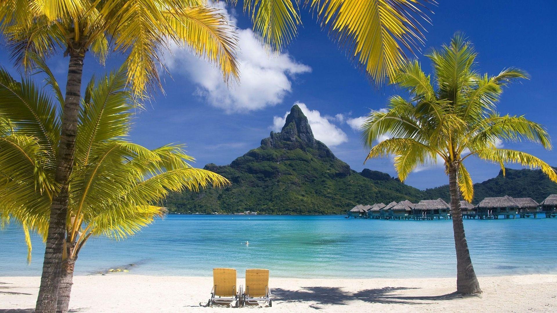 1920x1080 Tropical Beach Wallpaper HD Resolution .com