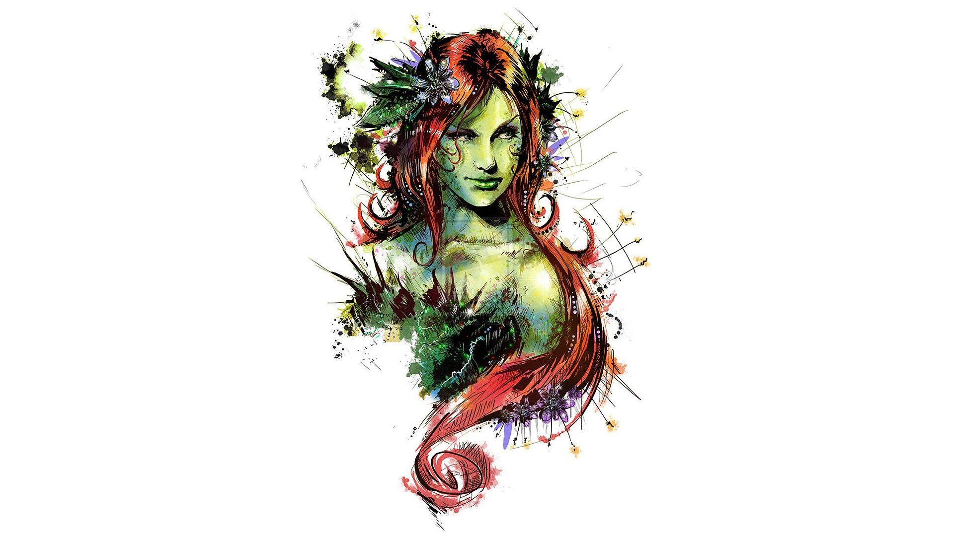 1920x1080 Poison Ivy Arkham Wallpaper .