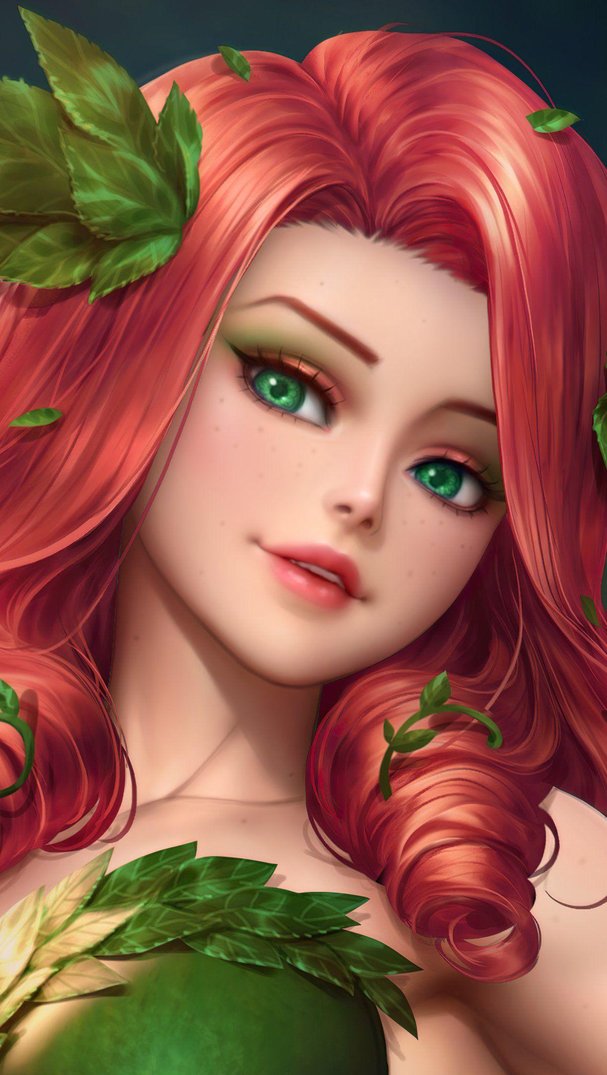1220x2160 Poison ivy villain dc comics Wallpaper .