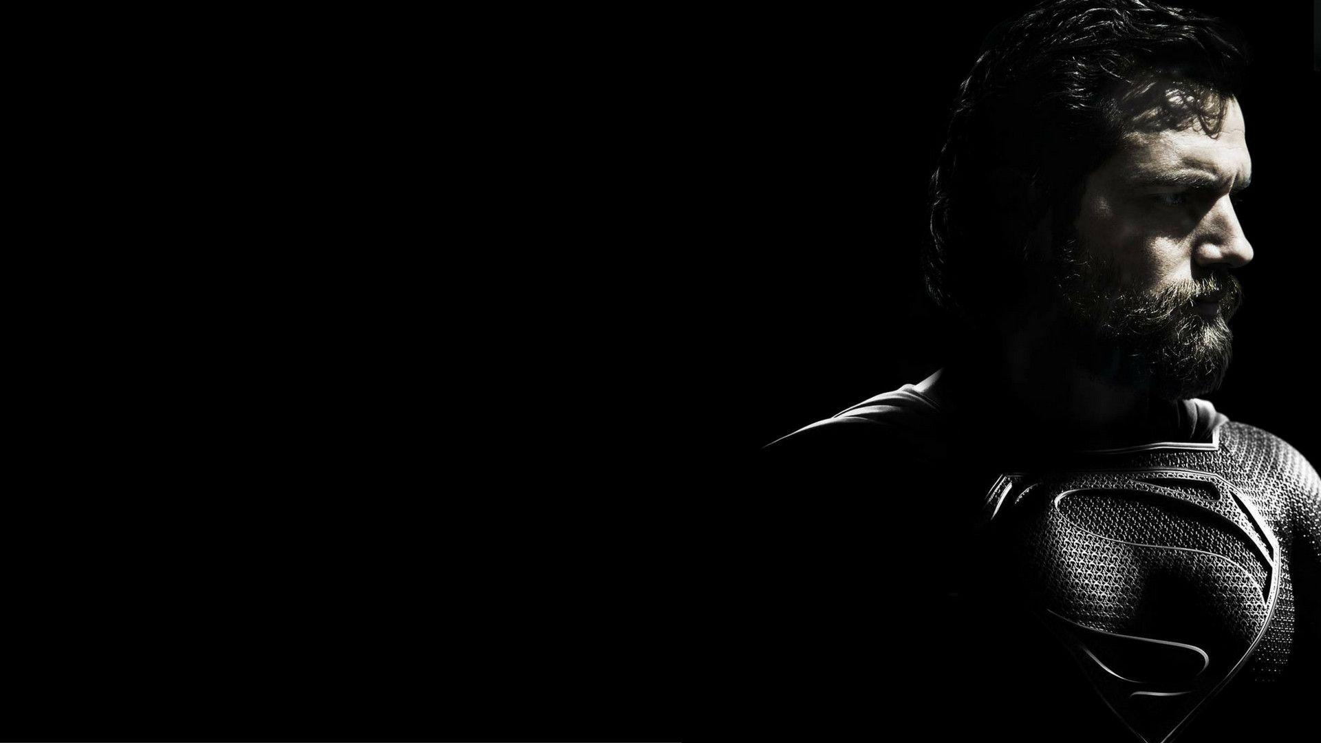 1920x1080 Black Superman Wallpaper