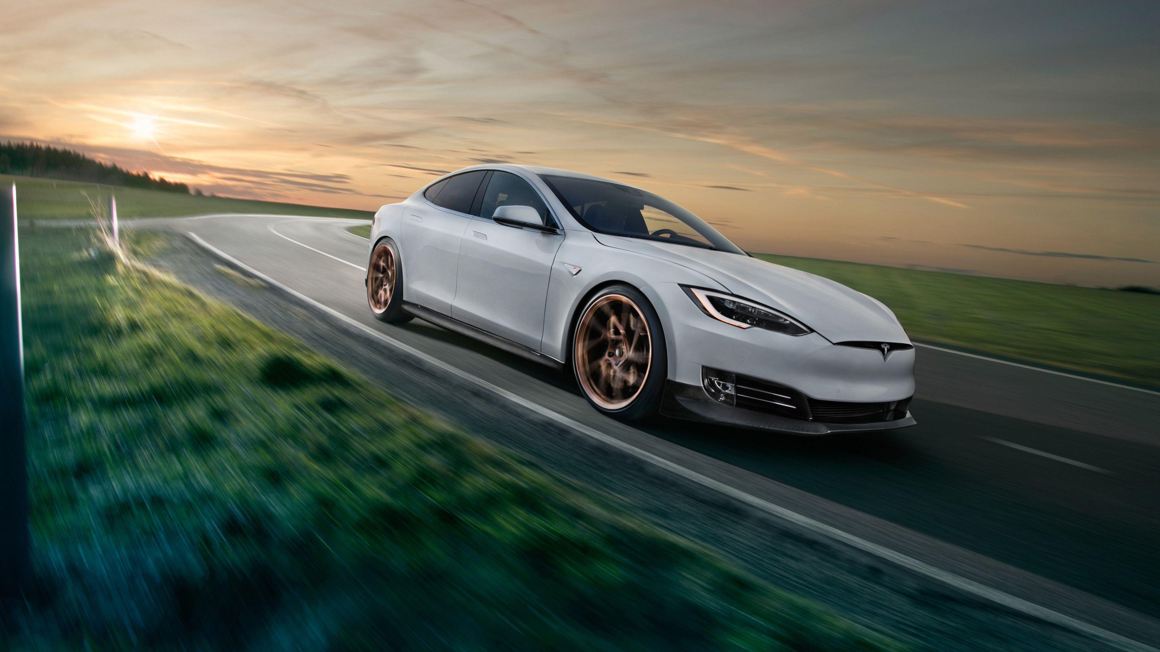 3840x2160 Tesla Model S Novitec tesla wallpaper .com