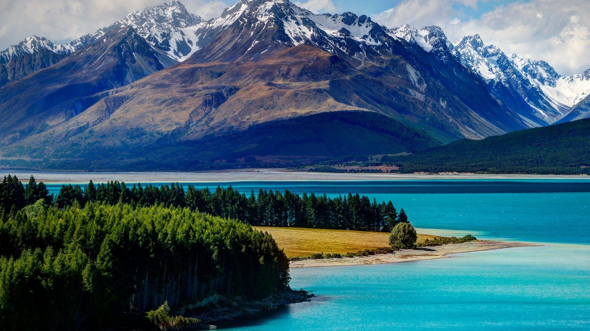 1920x1080 Wallpaper Lake Tekapo, 5k, 4k wallpaper .