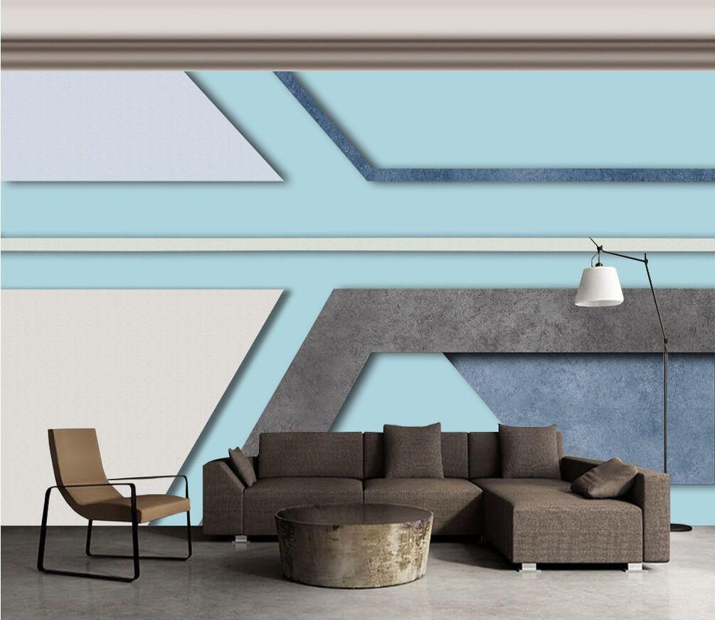 1005x871 Wall mural Living room, furniture and .