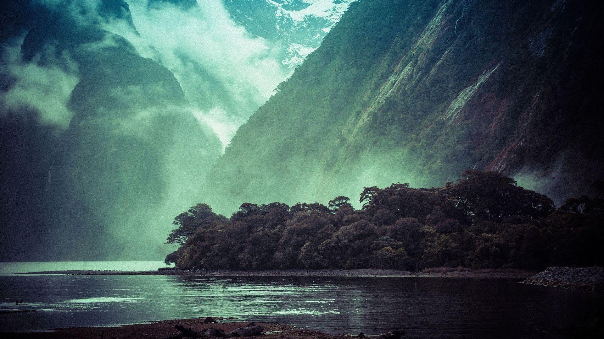 1920x1080 Zealand Fjord desktop PC and Mac