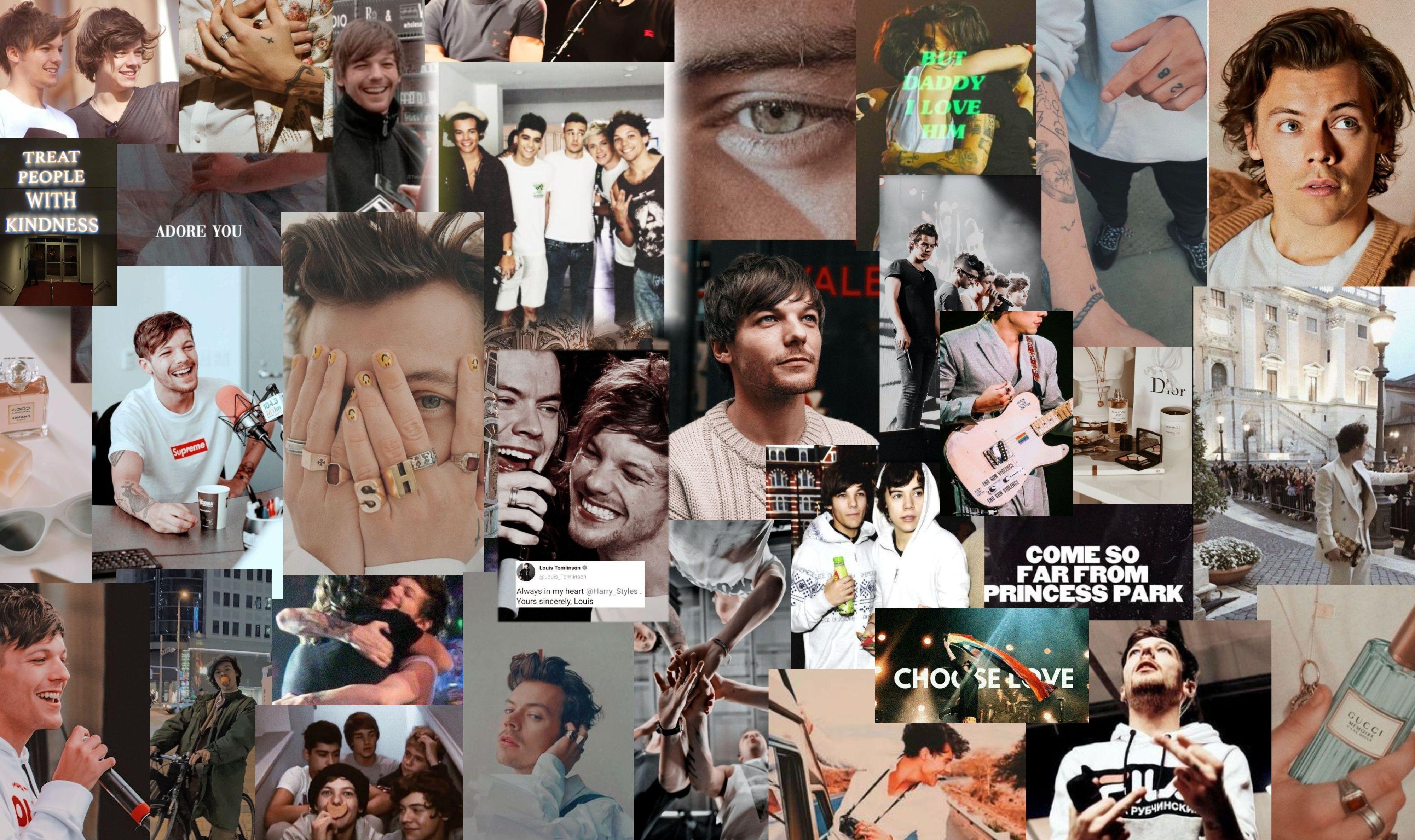 Harry Styles Collage Wallpaper