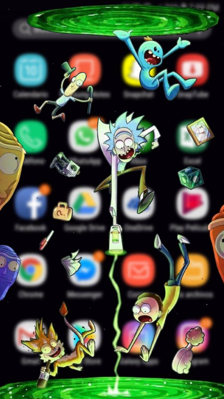 720x1280 Rick and Morty wallpaper by EYael18 .