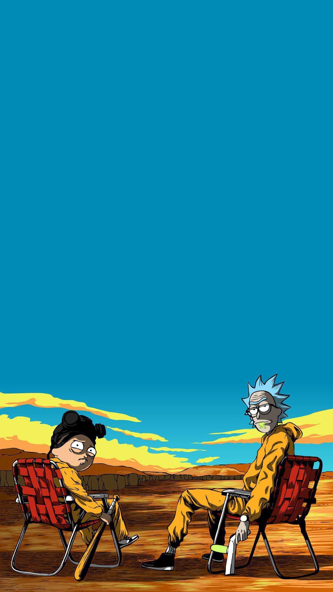 1152x2048 Rick and Morty Cool