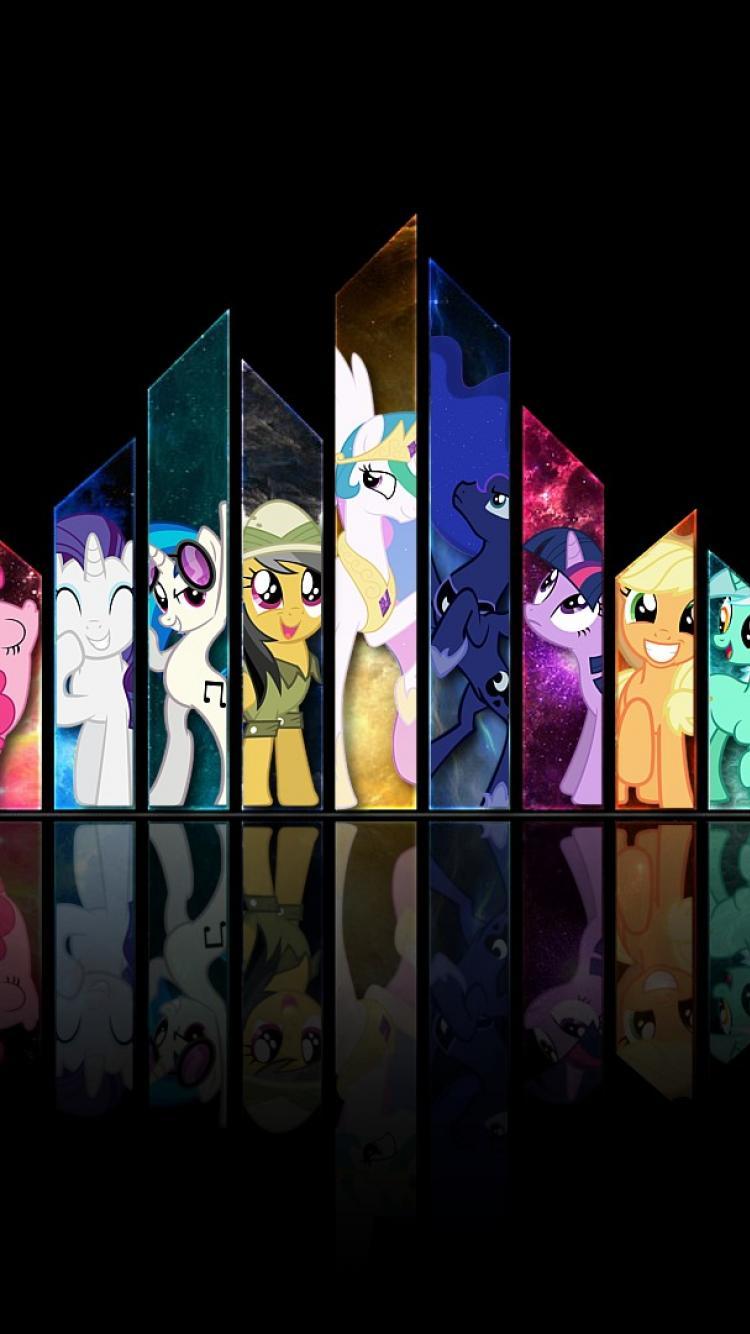 750x1334 Is magic cutie mark crusaders mane 6 wallpaper