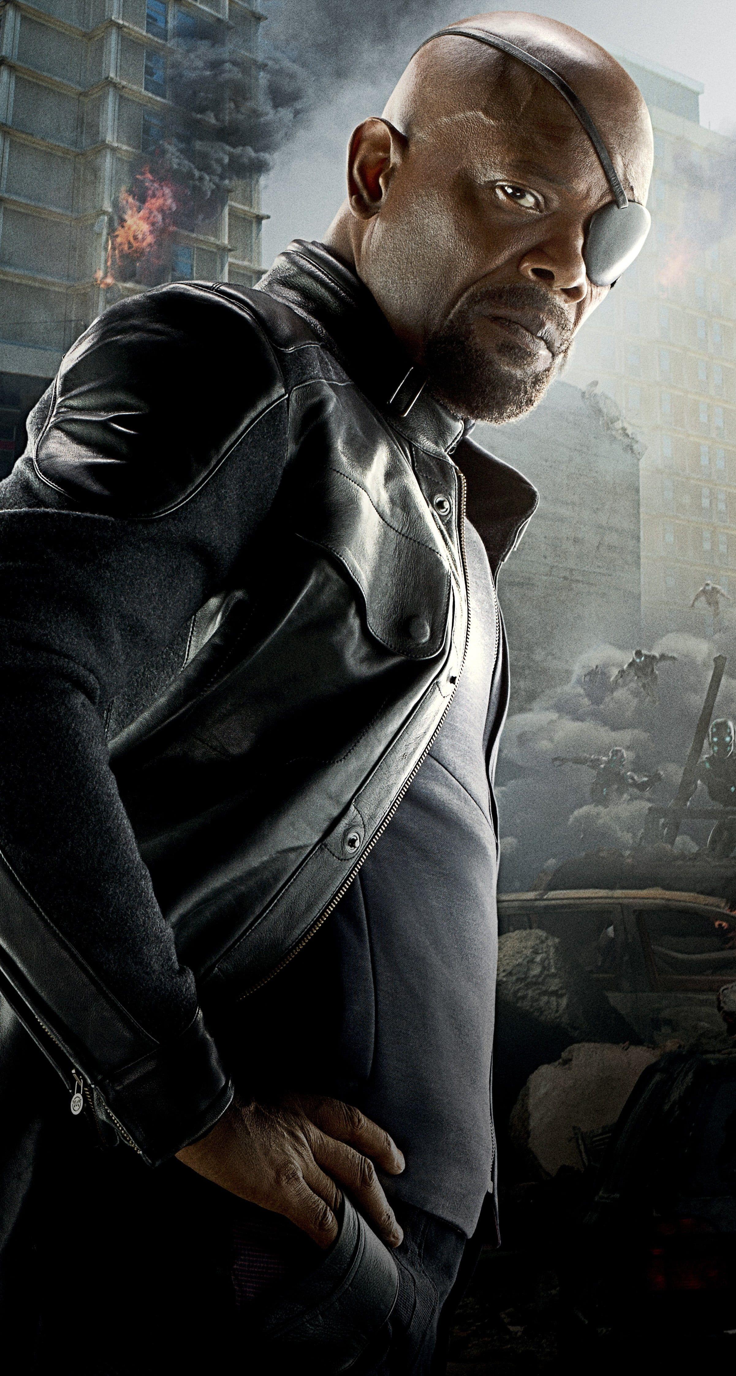 2402x4487 Avengers Nick Fury Samuel L. Jackson .
