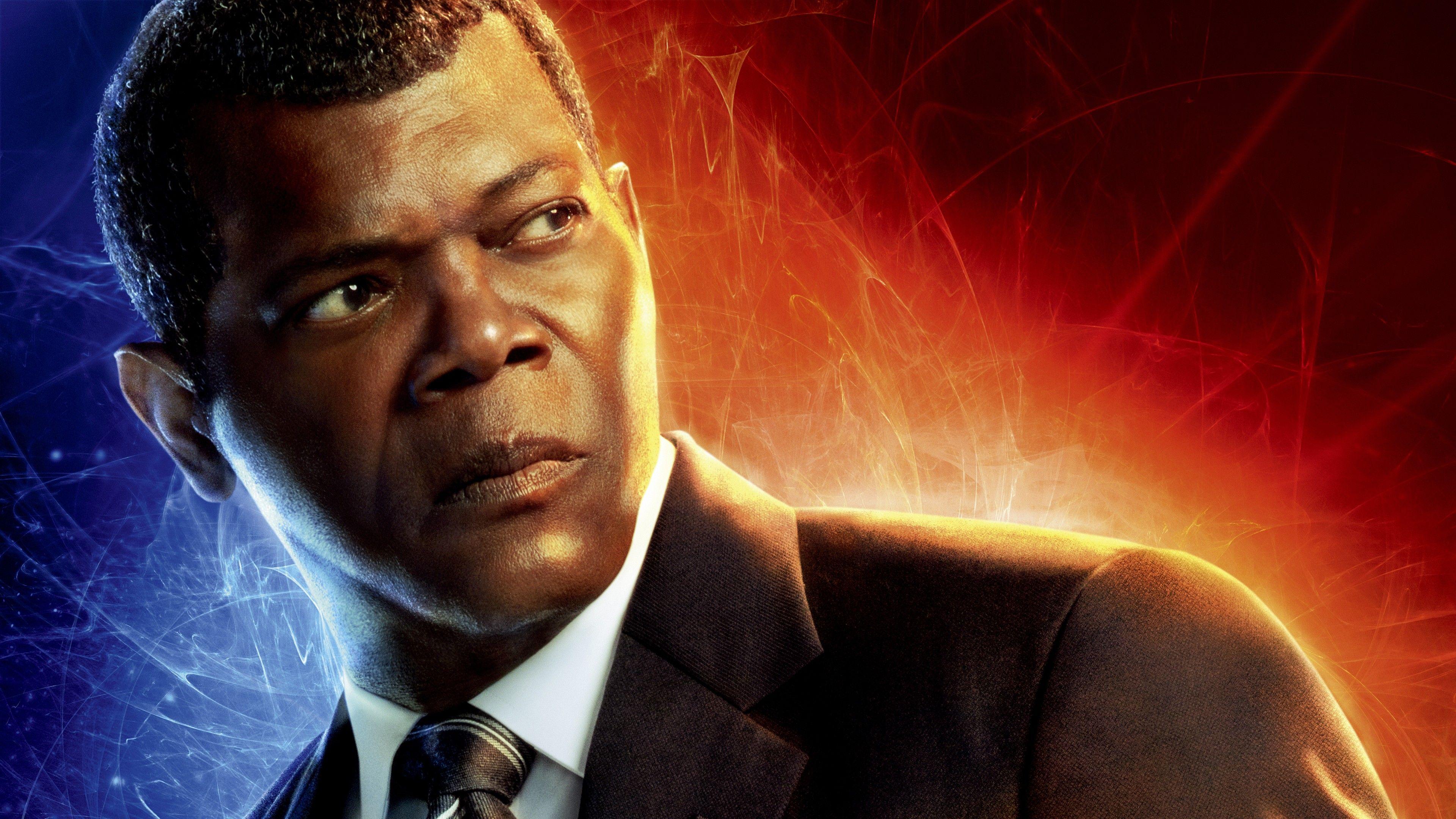 3840x2160 Samuel Jackson as Nick Fury in Captain .hdwallpaper.in