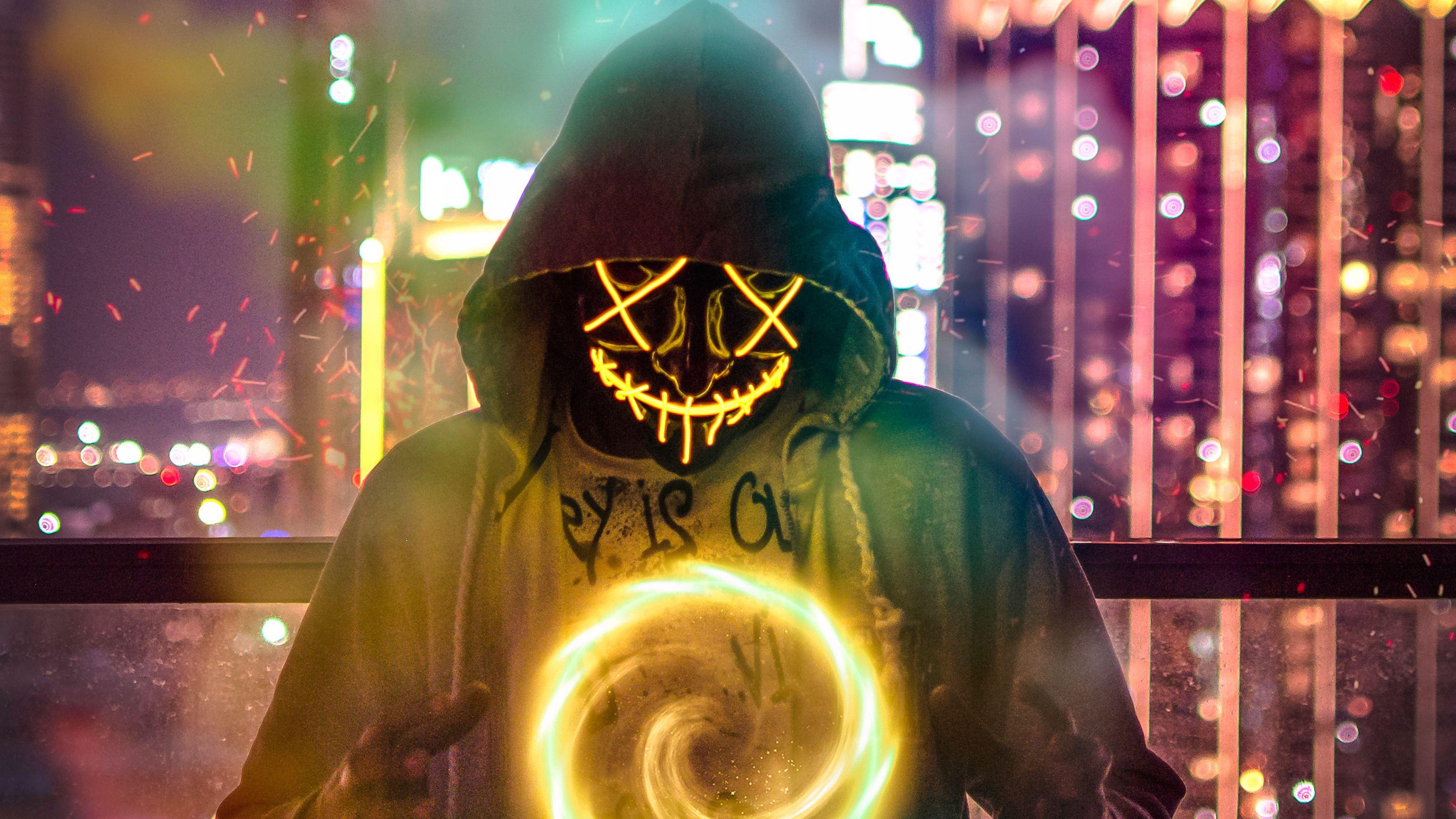 3332x1874 Mask Guy Performing Chakra .