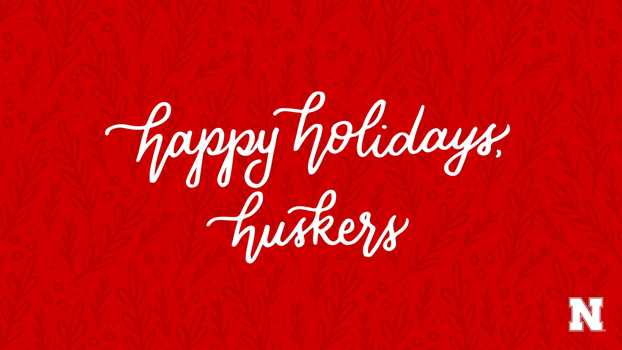 2560x1440 Husker Holiday Wallpaper