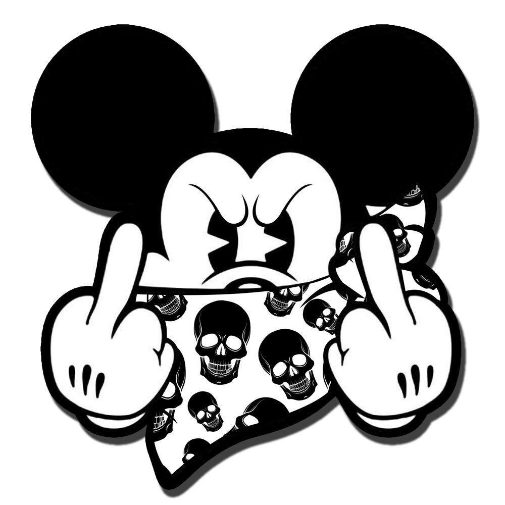 1000x1000 Gangster Mickey Mouse Wallpaper .
