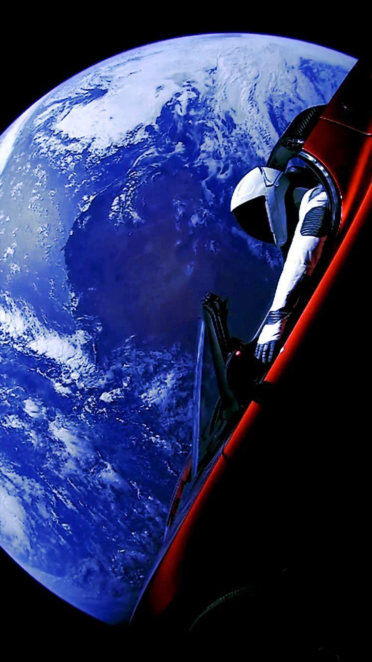 750x1334 Space art, Starman, Astronaut