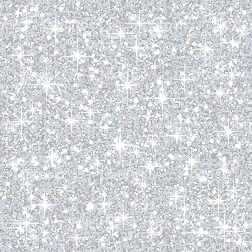 1024x1024 White Glitter Wallpaper