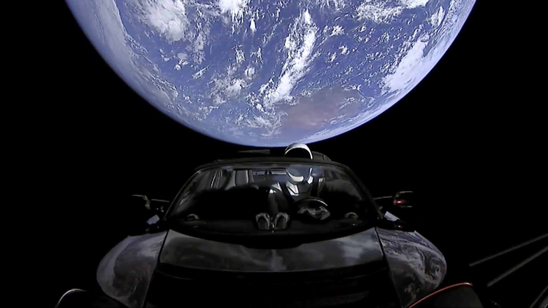 1920x1080 Tesla Roadster on a Road Trip To Mars –