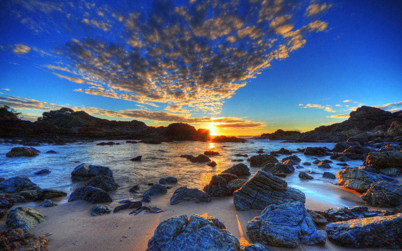 1280x800 Amazing HDR Beach wallpaperx800 .