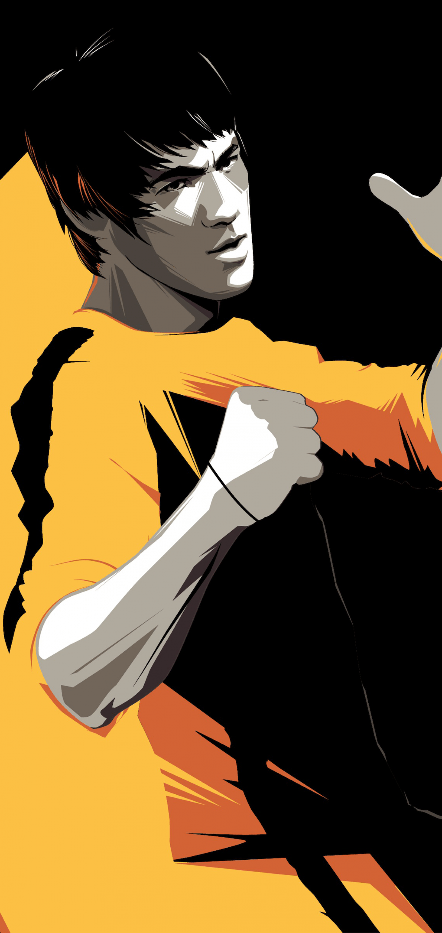 1440x3040 Bruce Lee, Digital Art Lee .