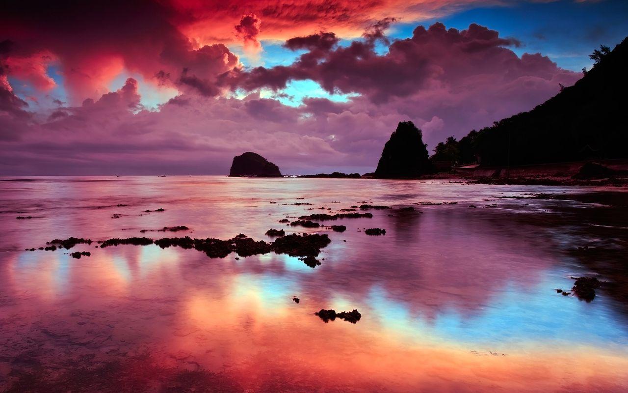 1280x800 Beach Sky 4k 720P HD 4k .