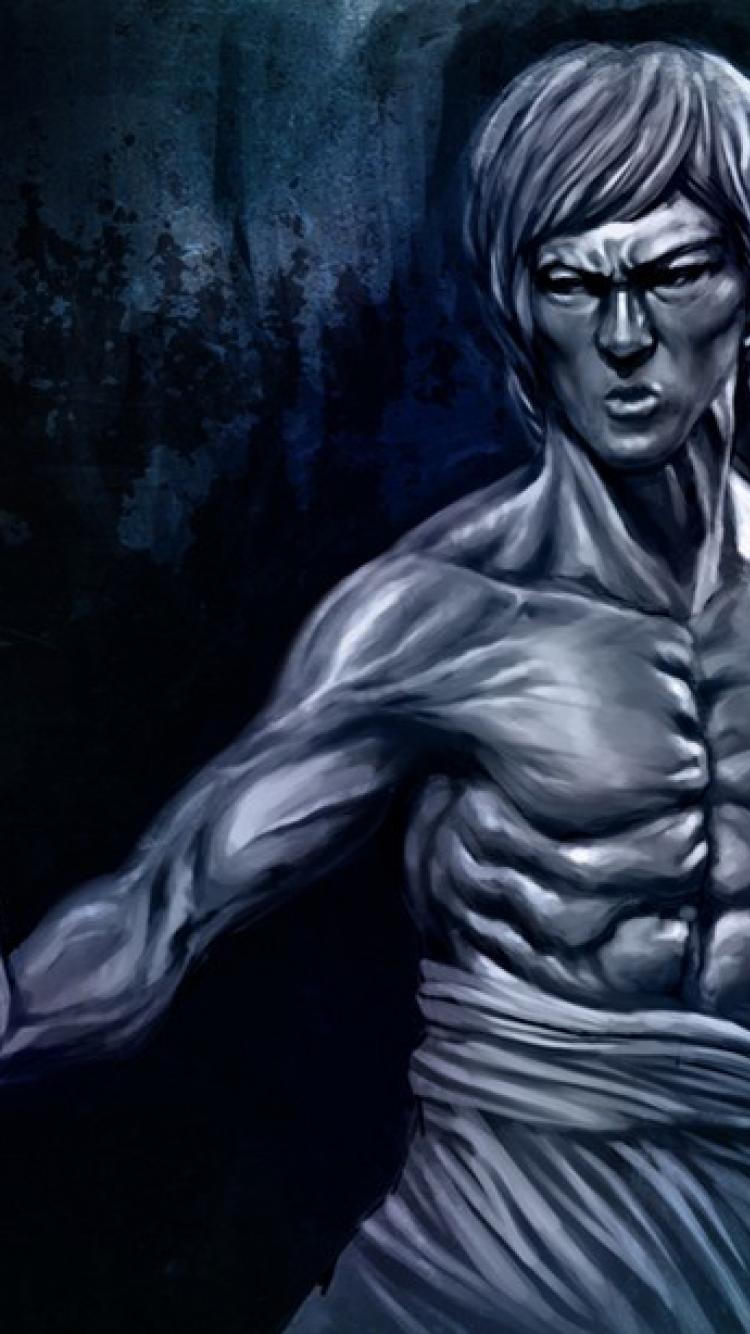 750x1334 Bruce Lee Mobile Wallpaper .