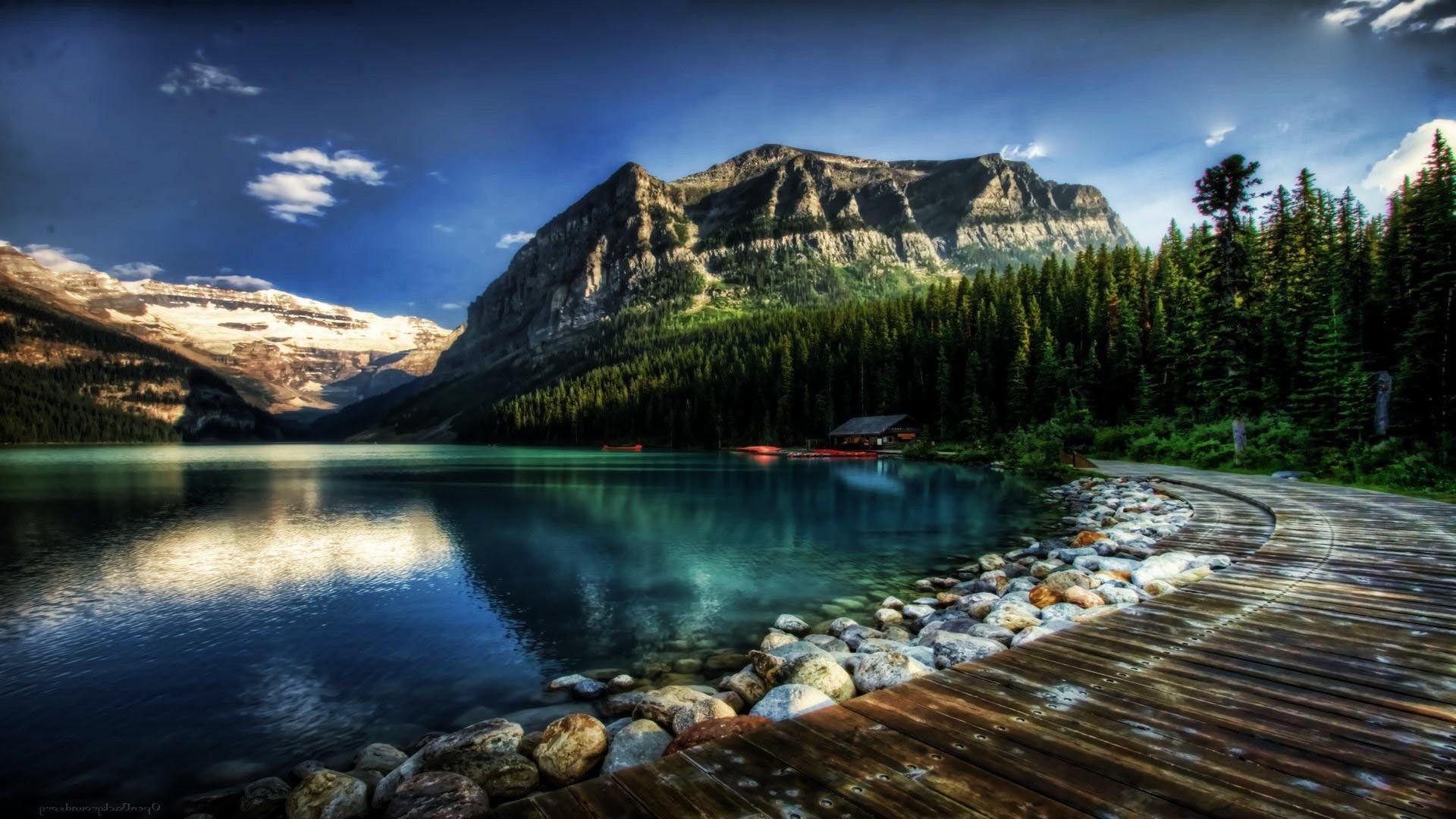 1920x1080 Fantastic Lake Louise In Alberta Canada .