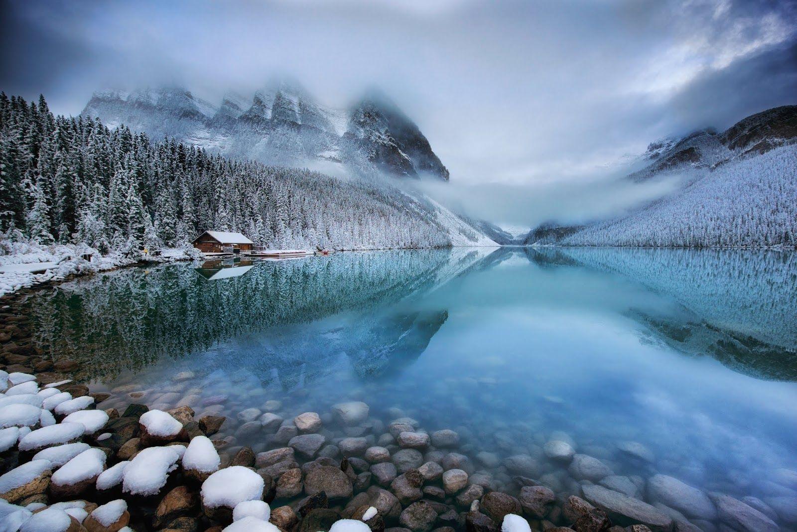 1600x1068 Lake Louise Wallpaper Winter .naturezwallpaper.