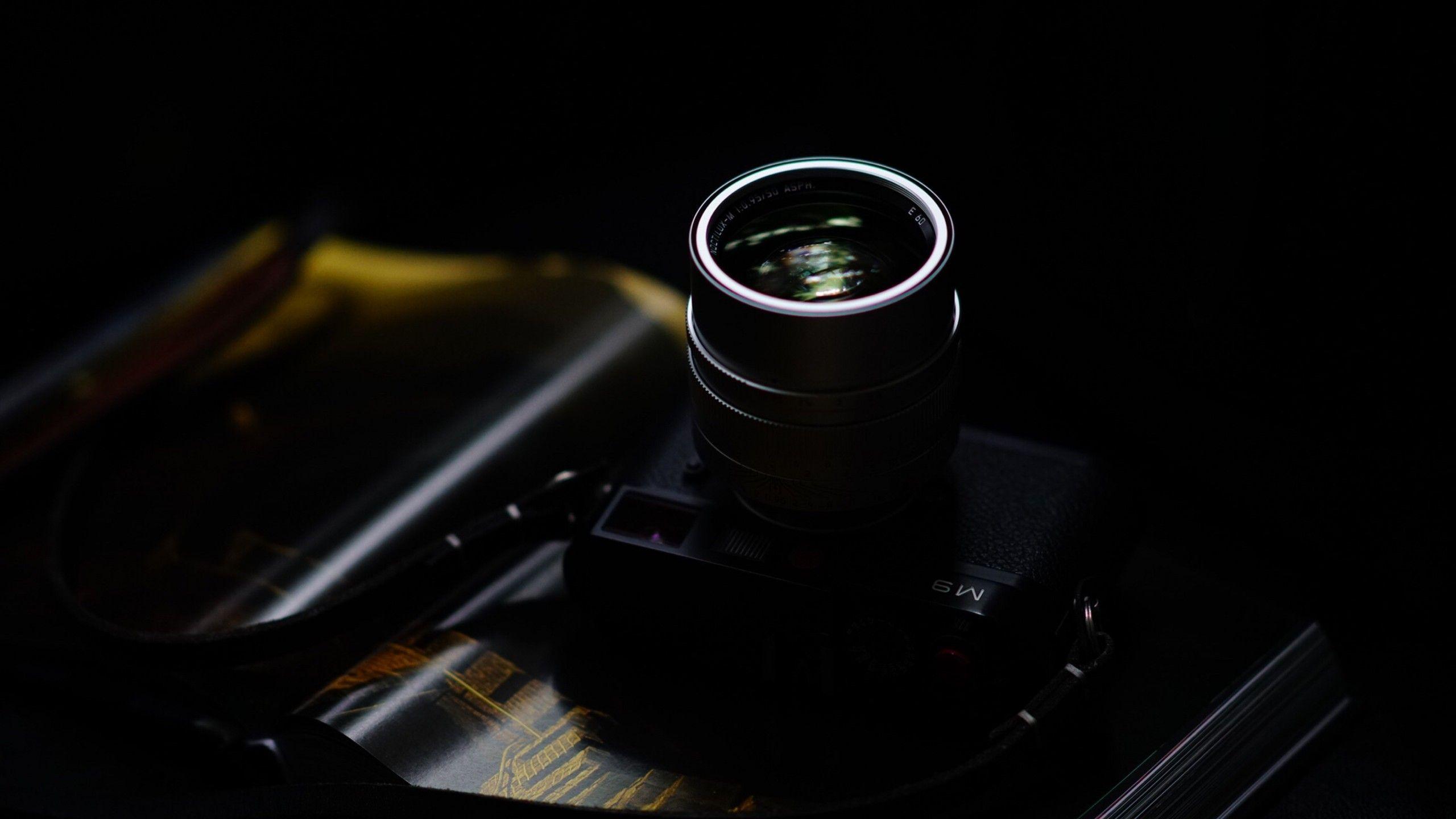2560x1440 Camera Lens, Dark Wallpaper .