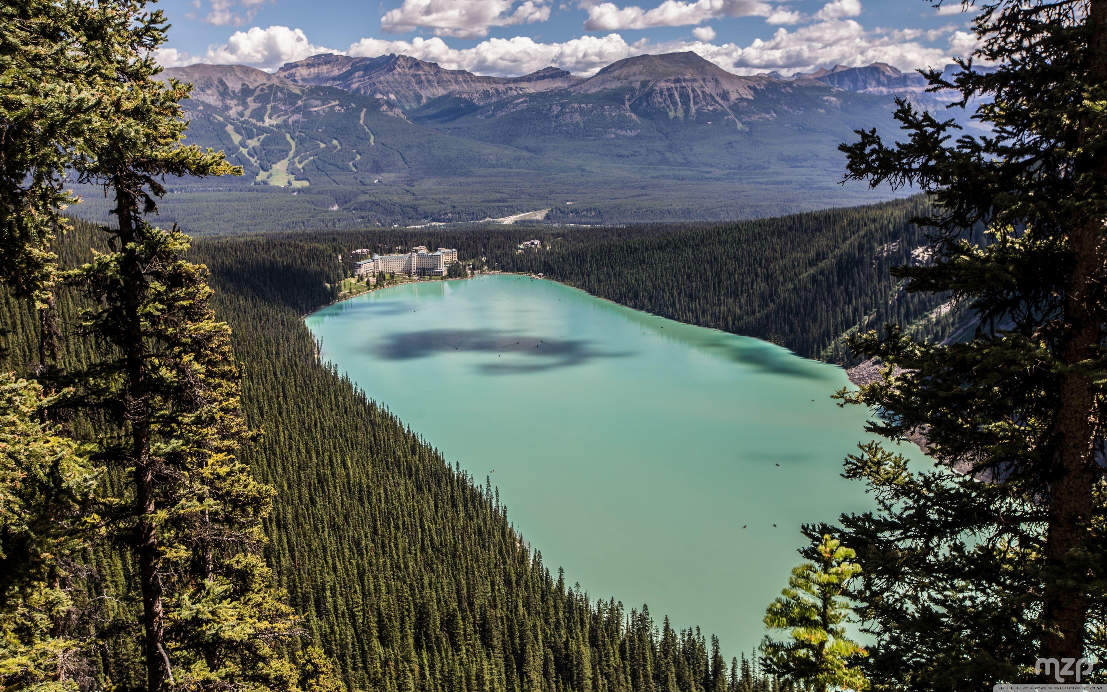3840x2400 Lake Louise, Alberta, Canada Ultra HD .