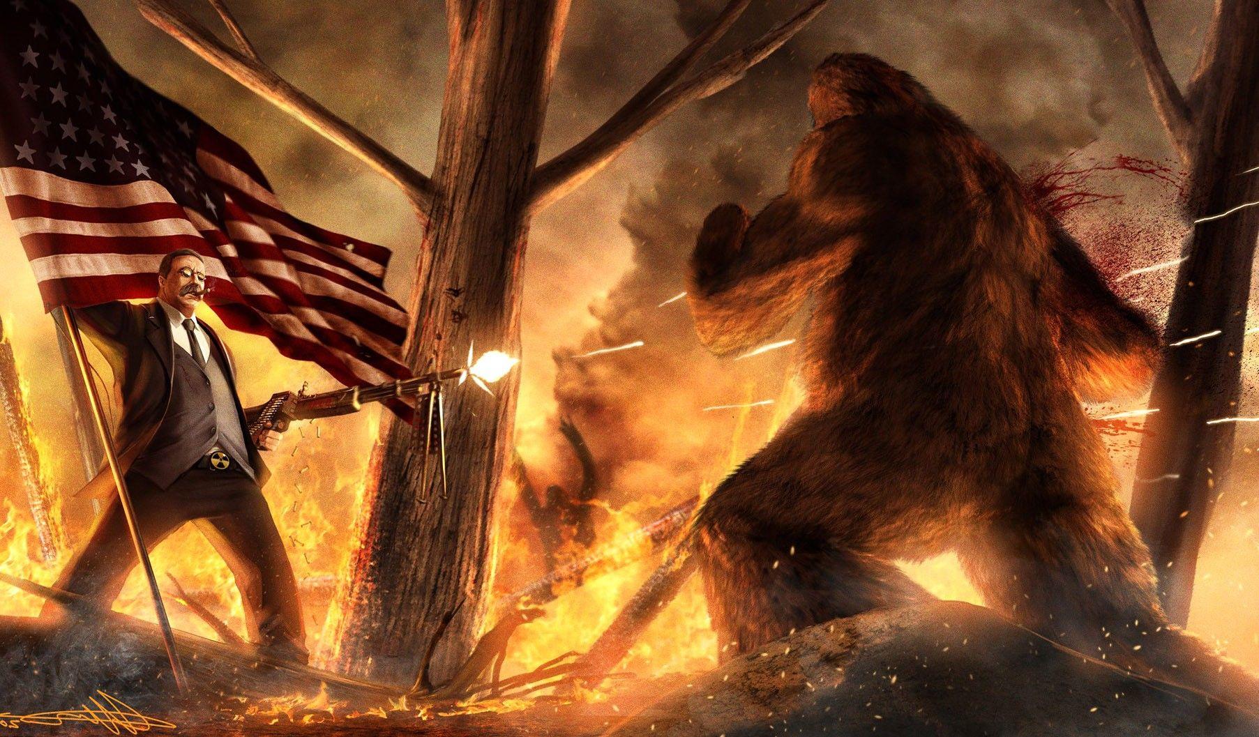 1805x1057 Theodore Roosevelt Vs Sasquatch