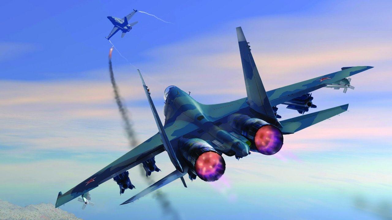 1280x720 Fighter Air Battle Wallpaper .