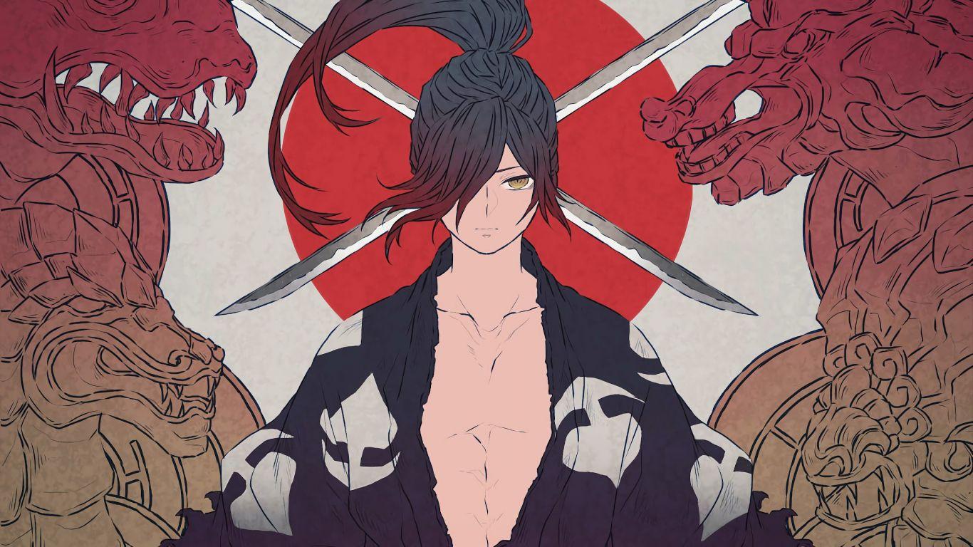 1366x768 Free download Hyakkimaru Dororo 4K .