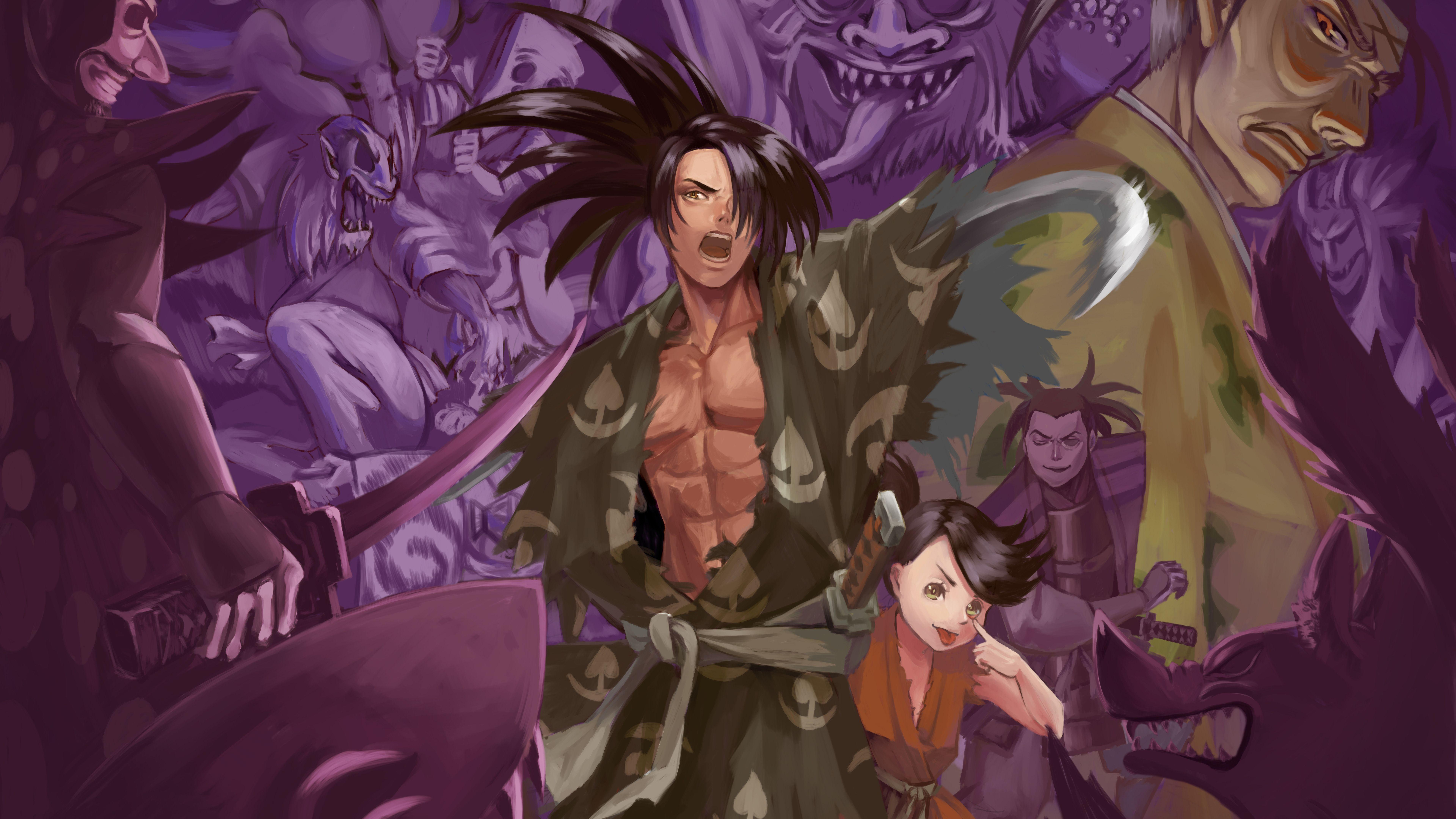 7680x4320 Hyakkimaru and Dororo 8K Wallpaper