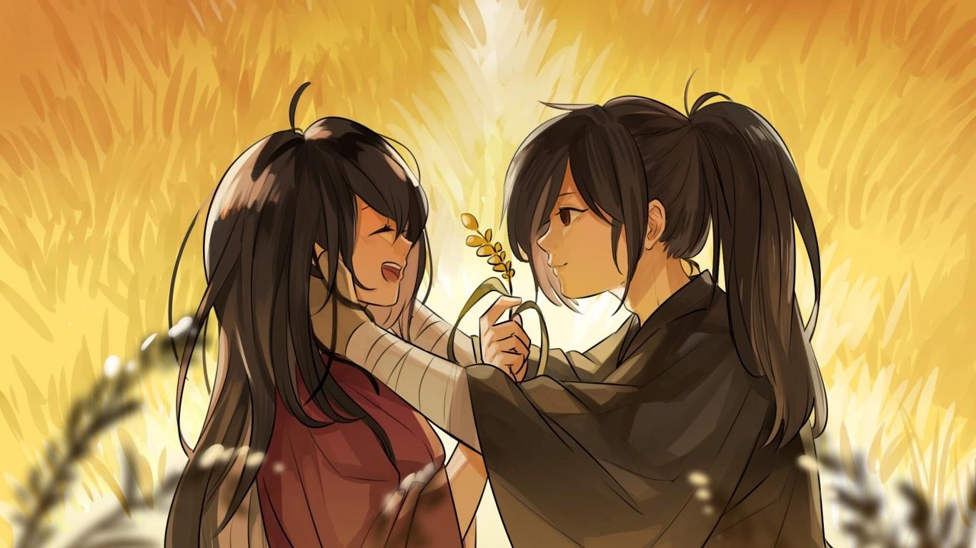 1366x768 Hyakkimaru X Mio, Romance, Dororo .itl.cat