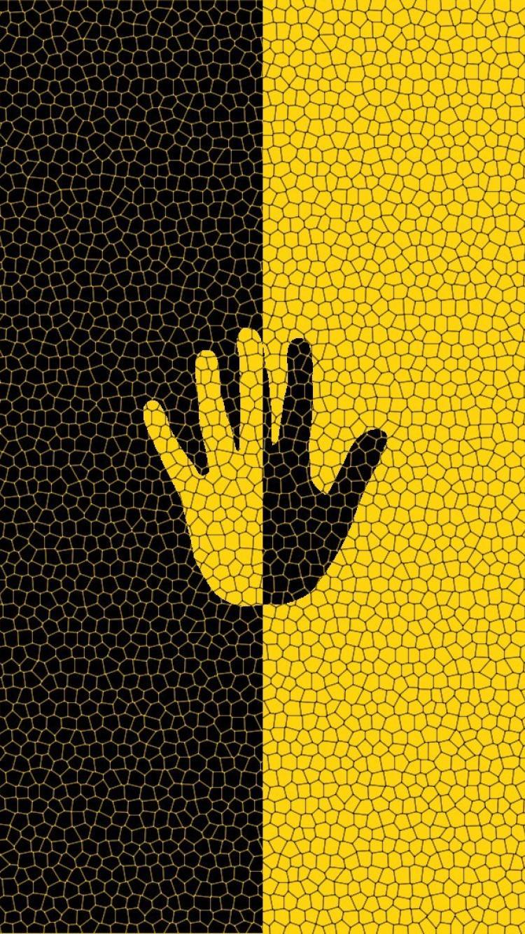 750x1334 Yellow and Black iPhone Backgroundallpicts.in