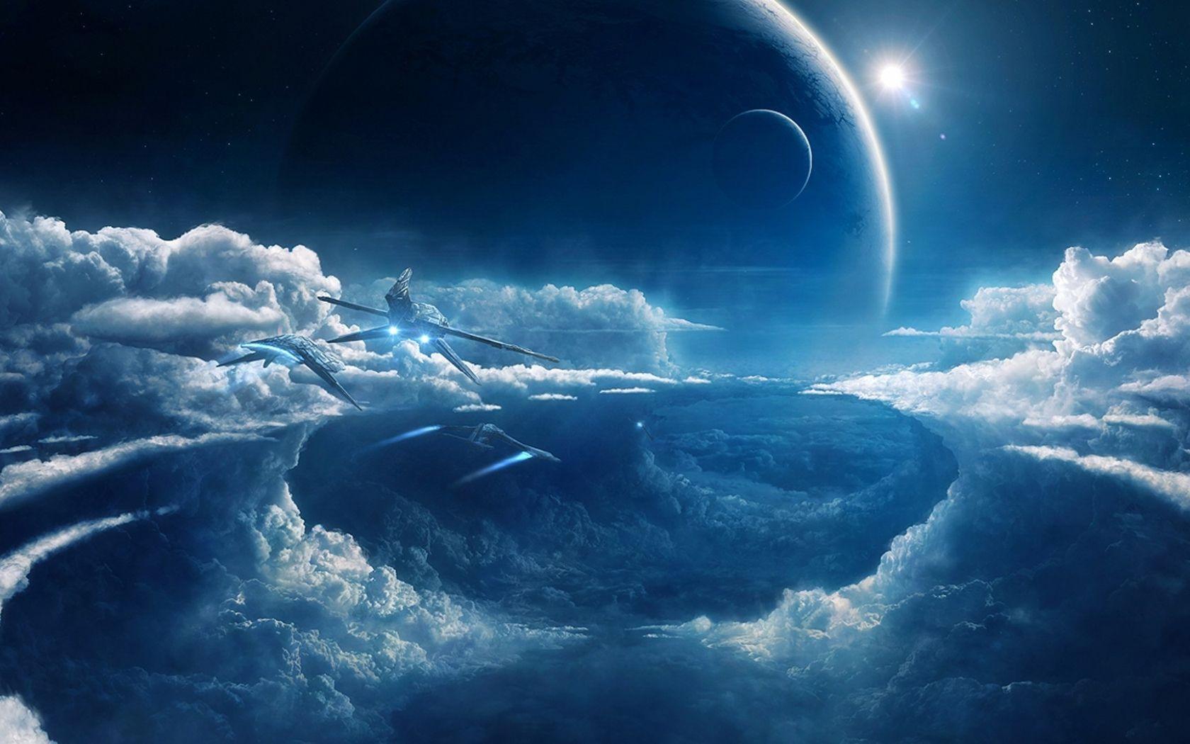 1680x1050 Sci Fi Spaceship Wallpaper .
