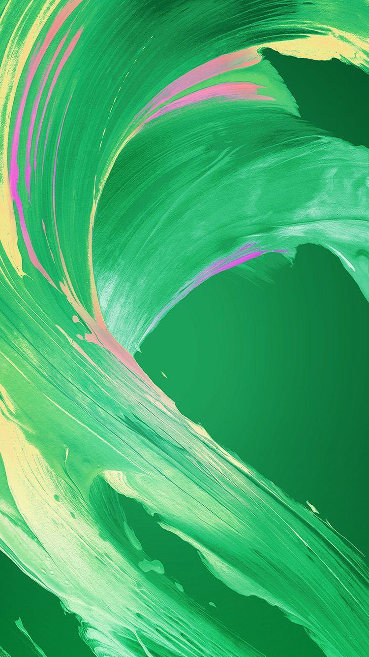 750x1334 Paint Green Art Xperia Pattern .com