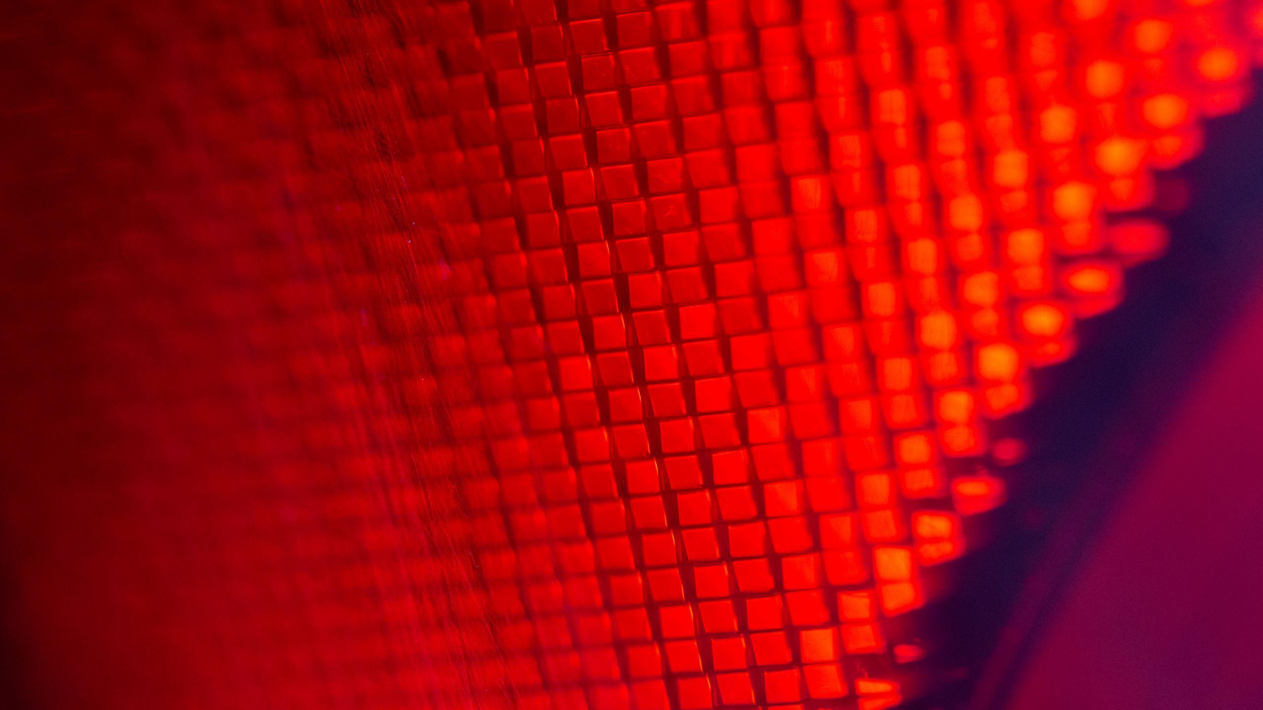 2560x1440 Download wallpaper 2560x1440 cubes, red .