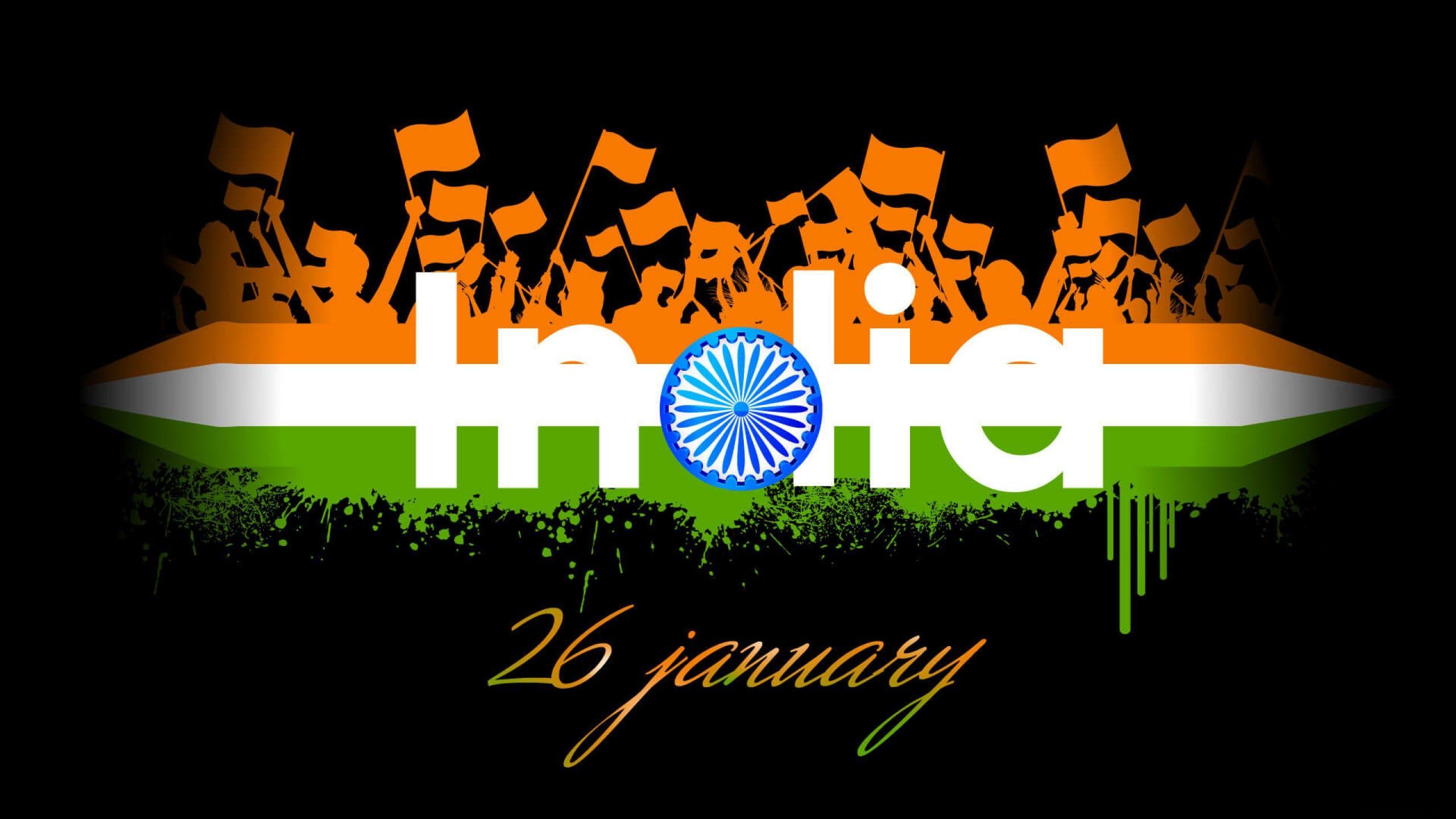 2560x1440 Happy Republic Day India Freedom Fighters 26 January HD Republic Day Wallpaper