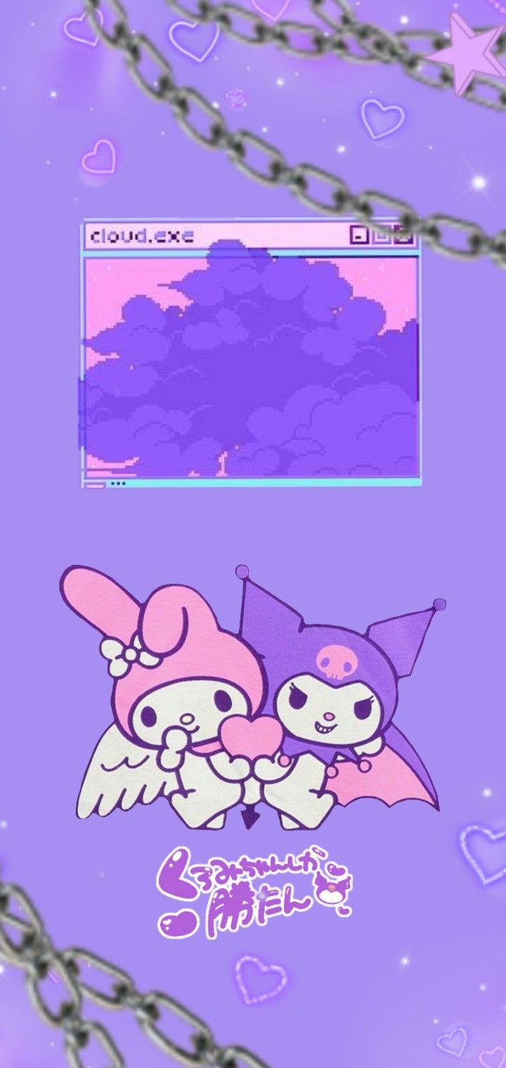 720x1520 mymelody sanrio kuromi wallpaper Image .