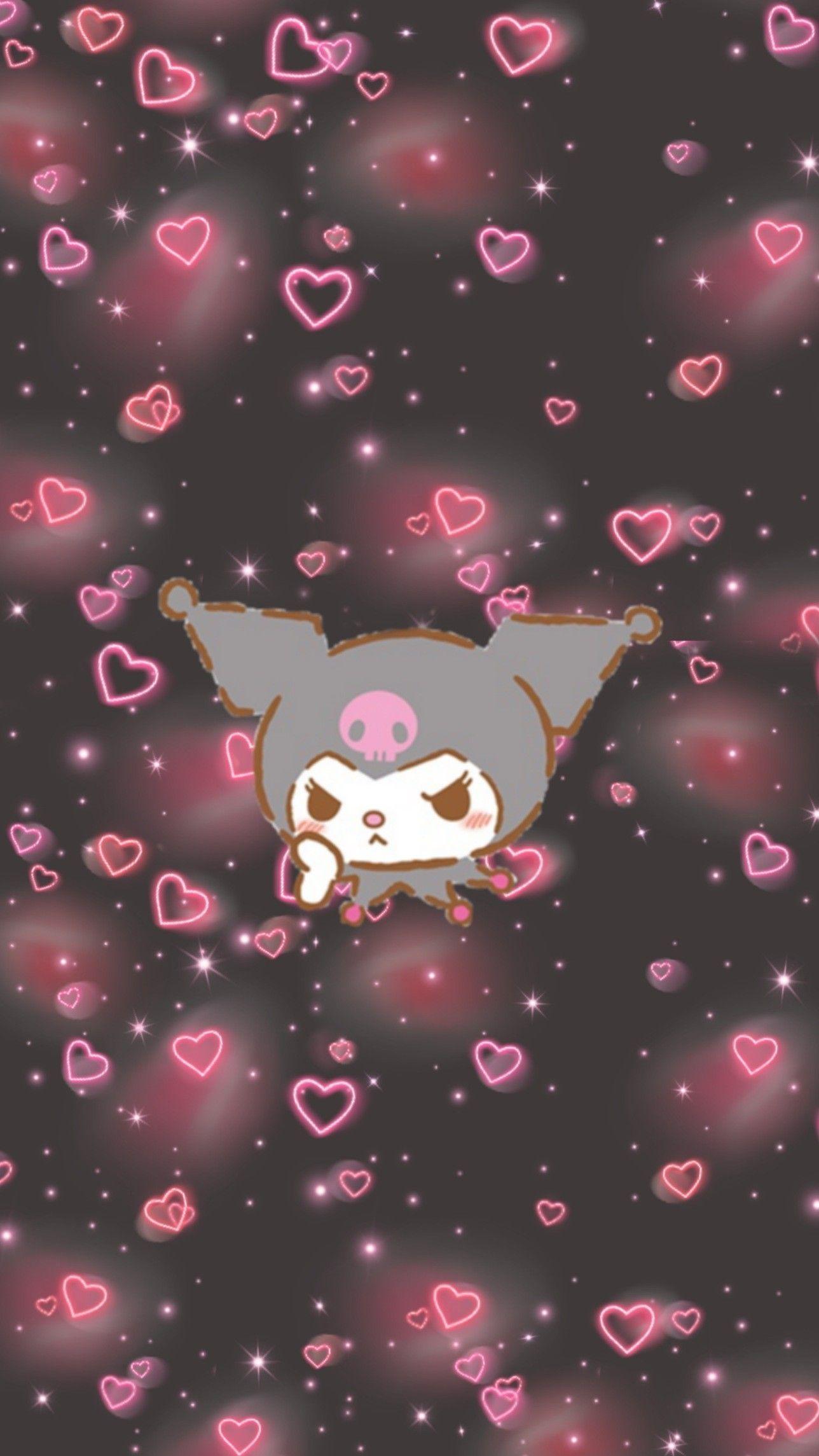1288x2289 Kuromi Aesthetic Wallpaper .